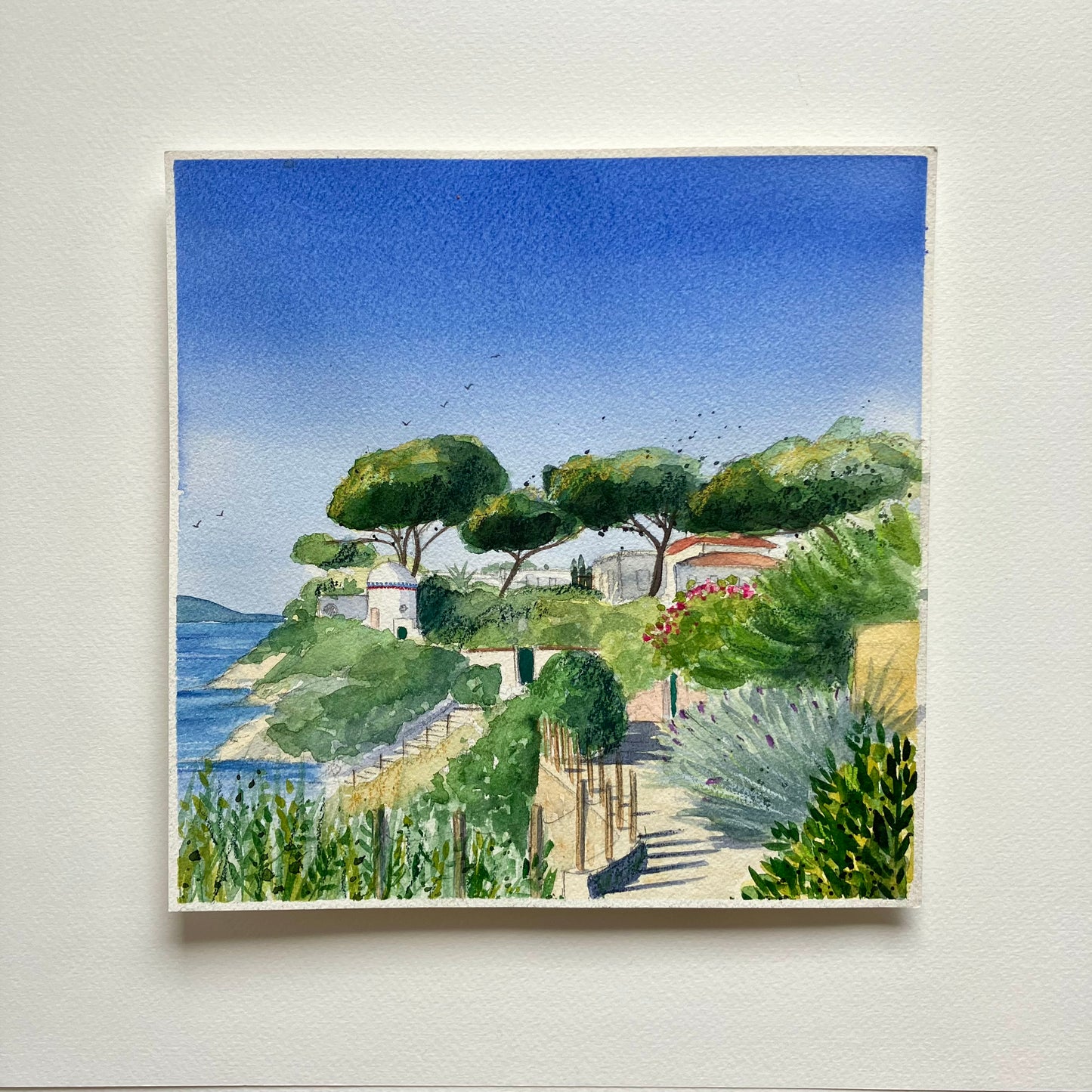 Aquarelle originale / Toulon la Mitre