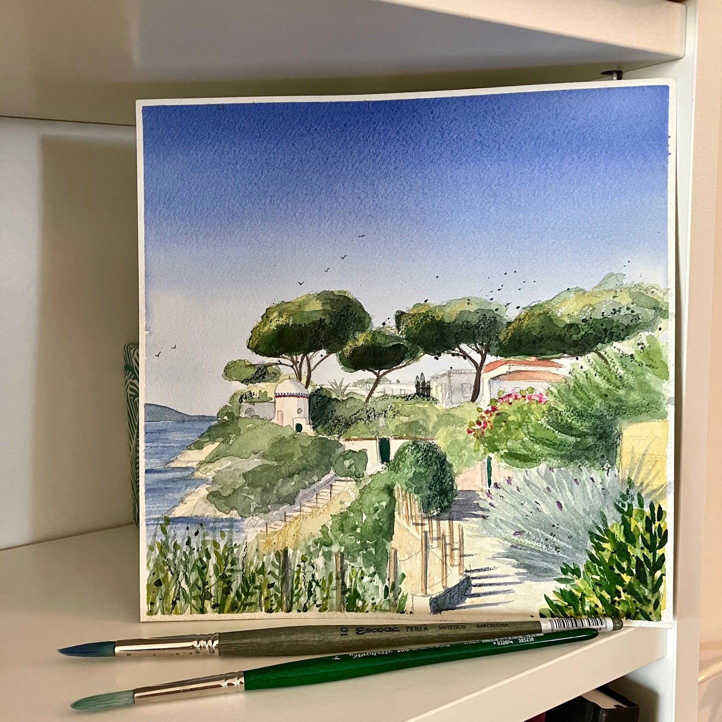 Aquarelle originale / Toulon la Mitre