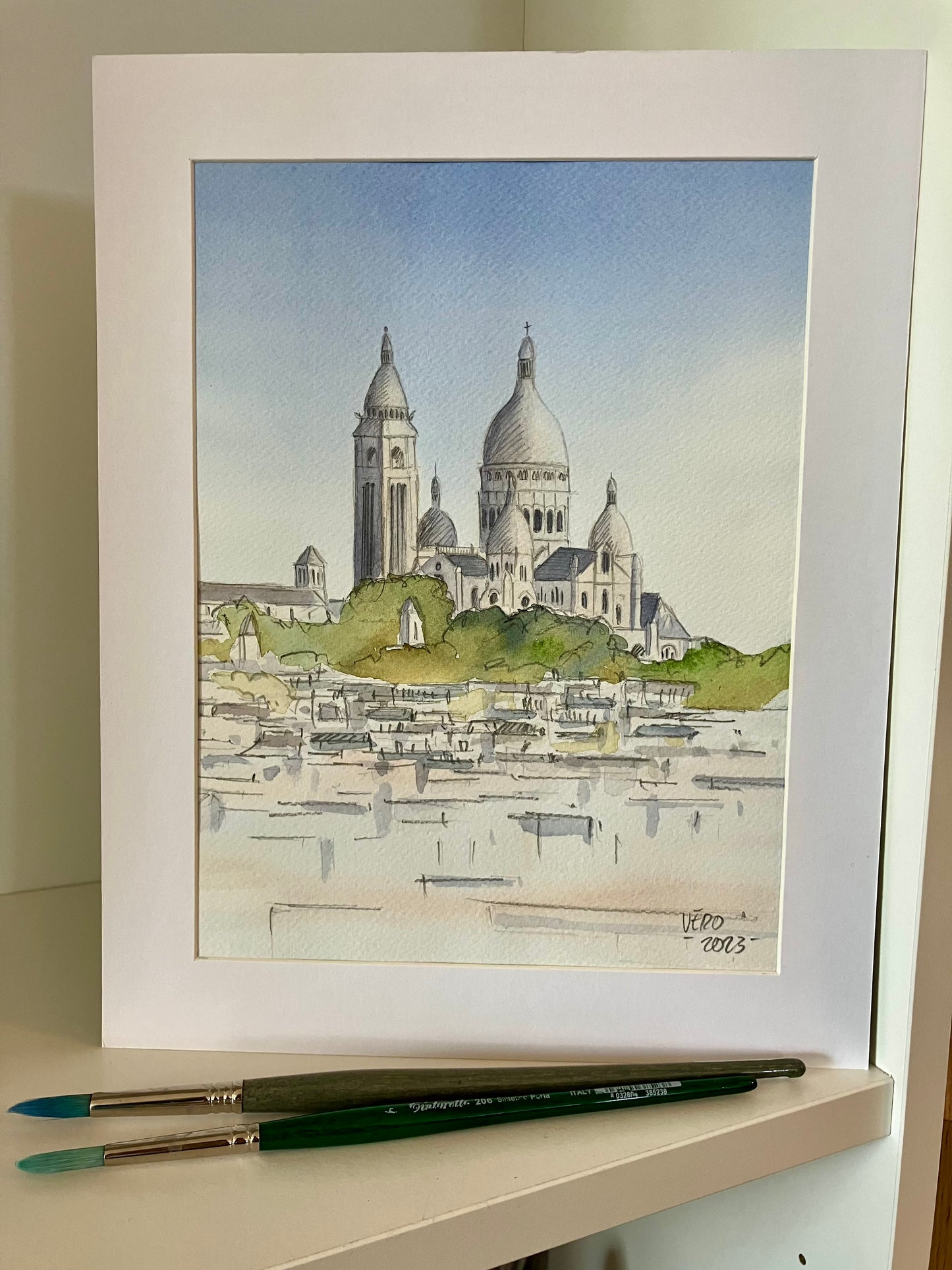 Aquarelle originale / Montmartre