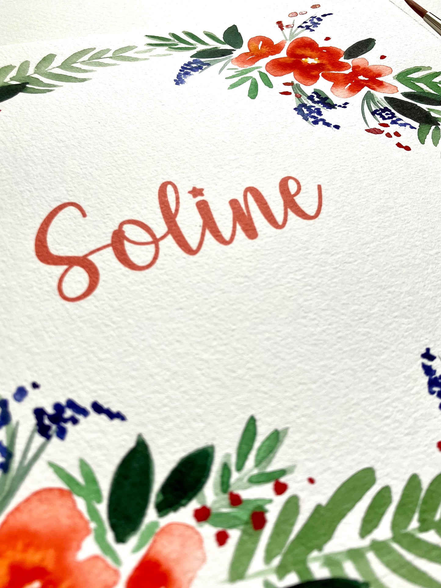 Aquarelle originale / personnalisable