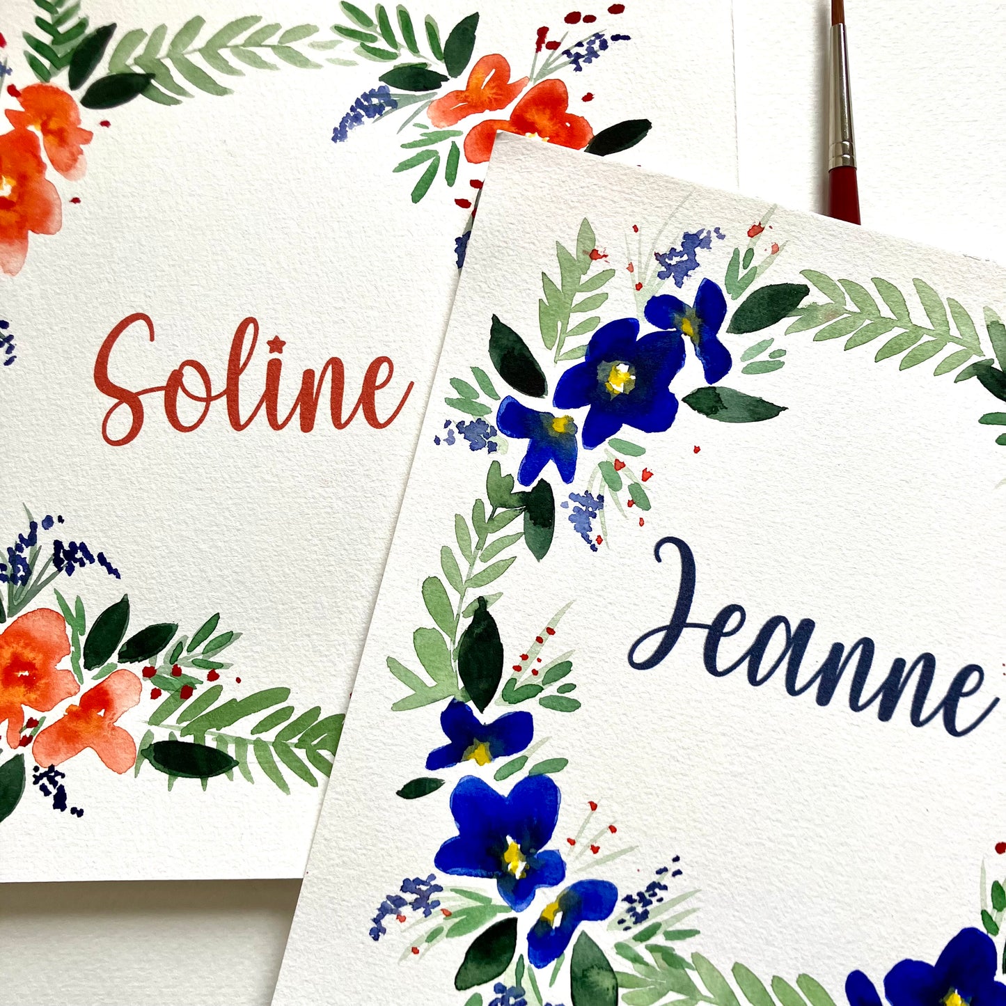 Aquarelle originale / personnalisable