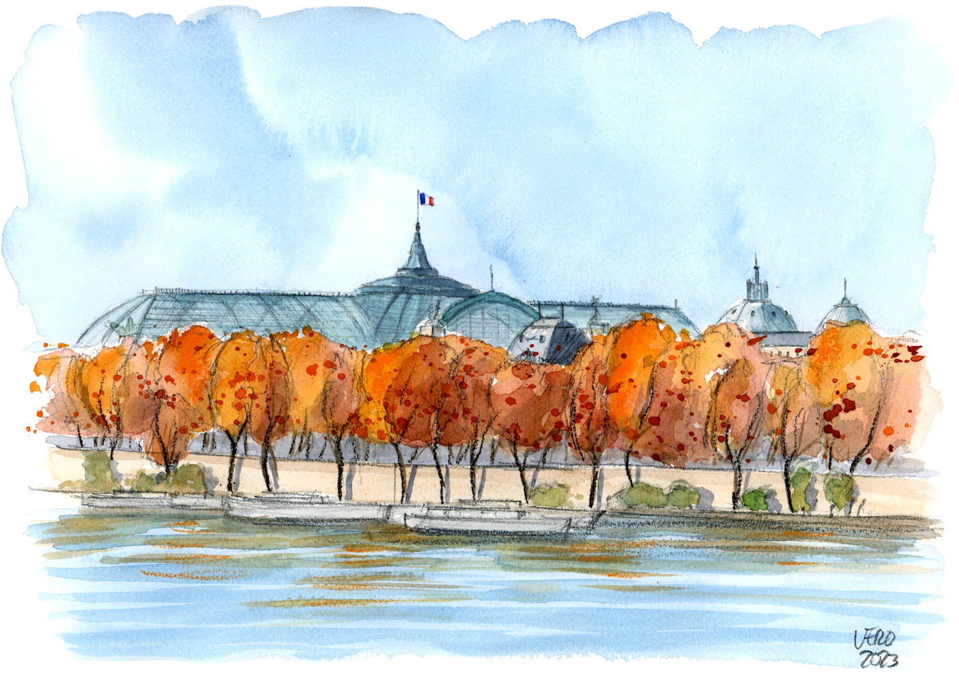 Reproduction A3 / le Grand Palais