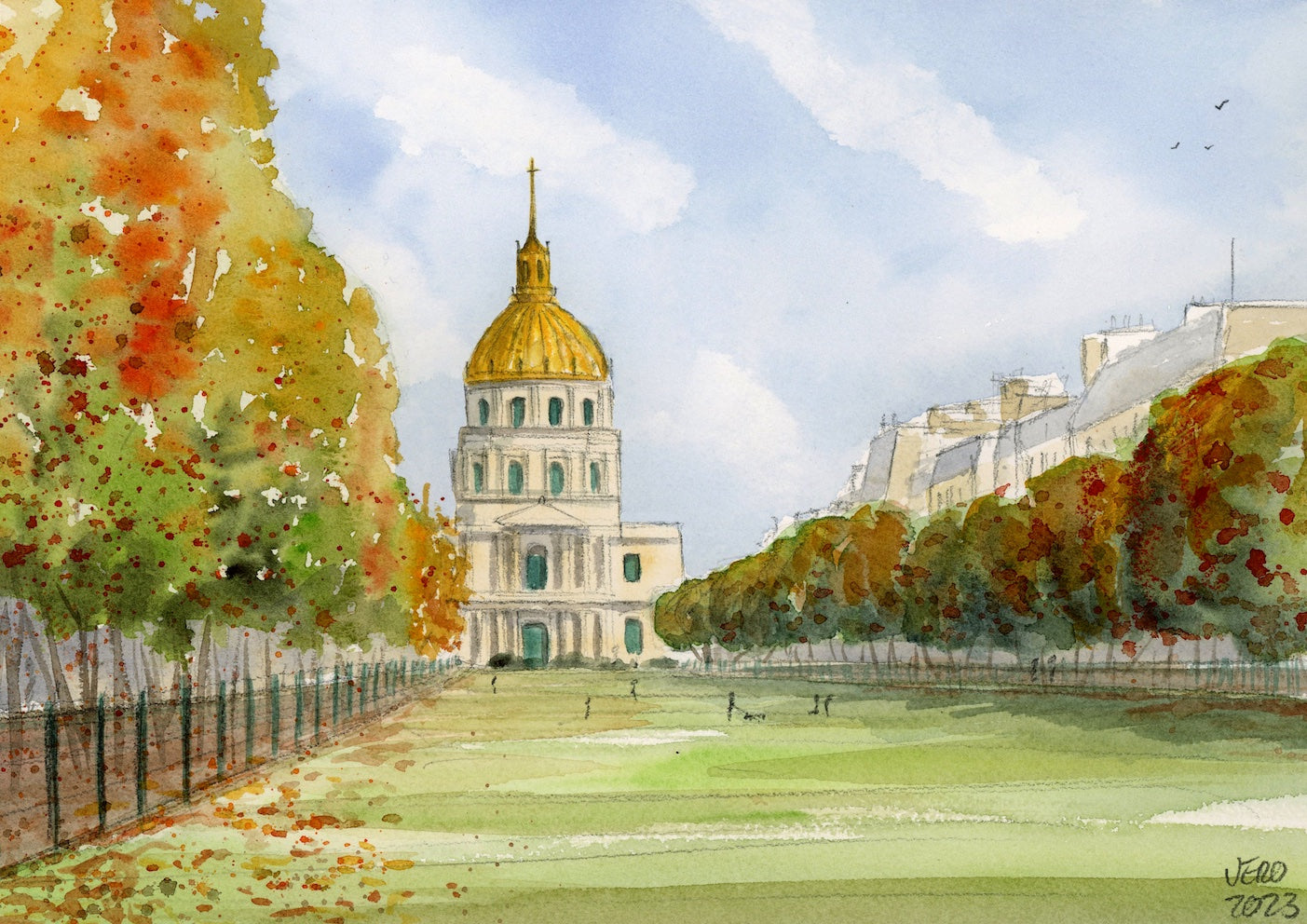 Reproduction A3 / les Invalides