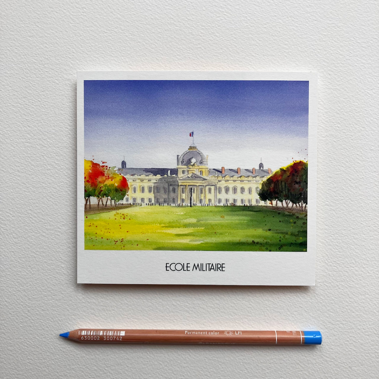Carte Postale / Ecole Militaire ( bleu )