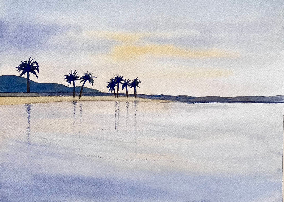 Aquarelle originale - Le Mourillon / Toulon