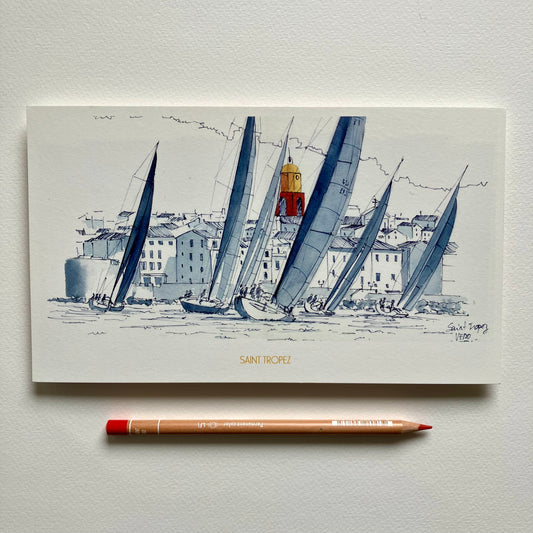Carte Postale / Voiles de St Tropez 1