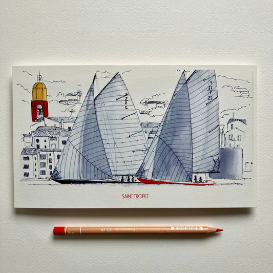 Carte Postale / Voiles de St Tropez 2